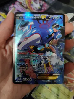 Team Aqua's Kyogre EX 6/34 Double Crisis Holo - Image 3
