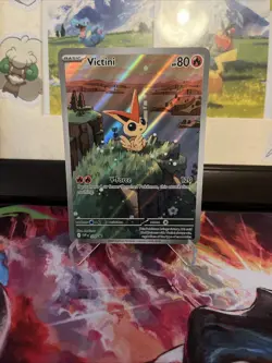 Victini 208 SV Scarlet Violet Promo Holo Card NM Condition - Image 1