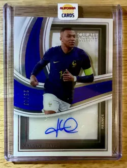 2023 Immaculate Collection - Kylian Mbappe France /49 - #SS-KM - Shadowbox ✍ - Image 1