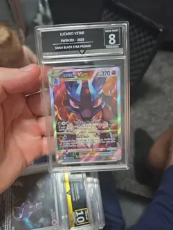 Pokemon TCG 12-Card Graded Promo Holo Lot Lucario VSTAR SWSH291 151 - Image 2