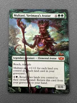 Multani, Yavimaya's Avatar MTG Tarkir: Dragonstorm Hand Painted Full Altered Art - Image 1