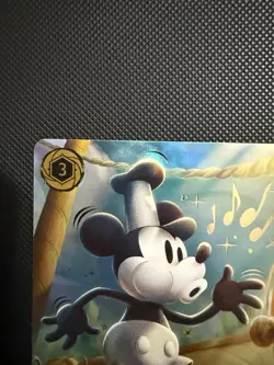 Disney Lorcana TCG Mickey Mouse Steamboat Pilot Enchanted Fabled 231/204 - Image 2