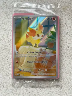 Fennekin 080 Chaos Rising ETB Black Star Promo Card Pokemon TCG SEALED - Image 1