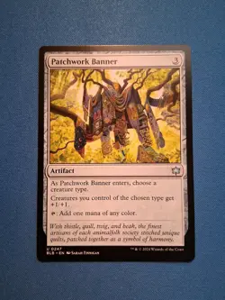 Patchwork Banner Bloomburrow NM Magic MTG - Image 1