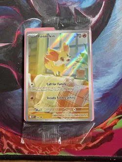 Pokemon Fennekin 080 - Black Star PROMO Sealed IN HAND Chaos Rising ETB - Image 1