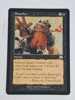 MTG Smother (Onslaught/Black/U) - BGM - Image 1