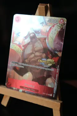 ONE PIECE ENGLISH CARD CHAMPIONSHIP HOLO GAME CARTE FRANKY OP01-021 EN JCC MINT - Image 1