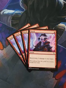 Shock x 4 | 7% Off 2+ | Karlov Manor | NM | MTG - Image 1