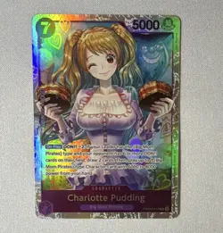 Bandai One Piece CCG Charlotte Pudding PRB02-010 R Full Art Foil 5000 7 EN - Image 1