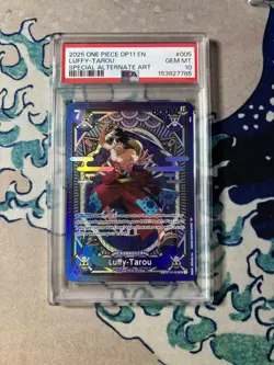 PSA 10 Luffy-Tarou (SP) - A Fist of Divine Speed ST18-005 - English - One Piece - Image 1