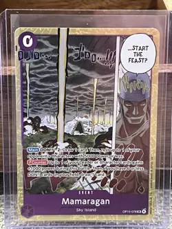 One Piece TCG Mamaragan OP15-078 SR Adventure on Kami’s Island English NM - Image 1