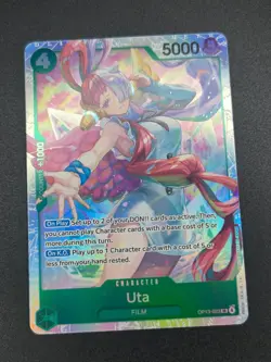 Uta OP13-023 Super Rare Carrying On His Will One Piece Foil Near Mint - Image 1