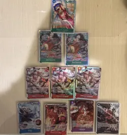 The Time of Battle - One Piece OP16 - SR SUPER RARE lot of 10 Foil - Image 1