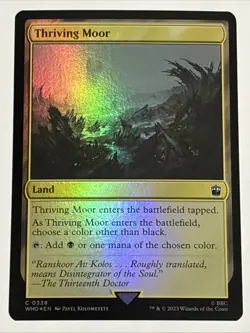 MTG Universes Beyond: Doctor Who Thriving Moor Foil 0328 NM - Image 1