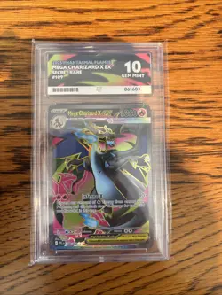 Pokemon TCG Mega Charizard X ex - Phantasmal Flames 109/094 - Secret Rare Ace 10 - Image 1