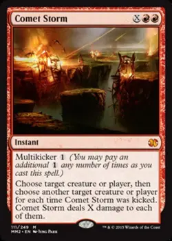 MTG Comet Storm - Foil, Light Play, English Modern Masters 2015 - Image 1