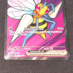 Pokemon TCG Beedrill EX Full Art Holo Secret Rare 098/086 Evolutions Eng - Image 3