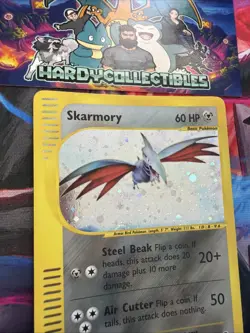 Pokemon TCG Skarmory 27/165 Expedition Base Set Holo E Series HP (ink on back) - Image 3