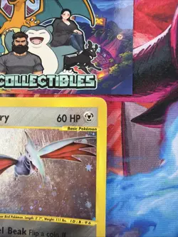 Pokemon TCG Skarmory 27/165 Expedition Base Set Holo E Series HP (ink on back) - Image 5