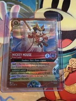 Disney Lorcana Mickey Mouse - Pirate Captain (Disney Cruise Promo Holofoil) - Image 1