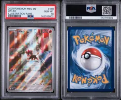 Litleo 139/132 Me01: Mega Evolution Holo Illustration Rare PSA Gem Mint 10 - Image 1