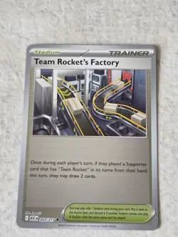 Team Rocket's Factory 203/217 ME: Ascended Heroes Pokemon Reverse Holo NM - Image 1