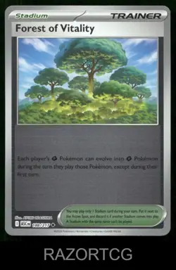 FOREST OF VITALITY 188/217 UC ASCENDED HEROES POKEMON NM/M - Image 1