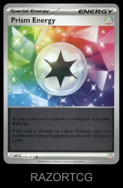 PRISM ENERGY 216/217 UC ASCENDED HEROES POKEMON REVERSE HOLO NM/M - Image 1