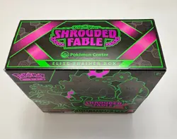 Pokemon Center Shrouded Fable Elite Trainer Box Empty ETB Box & Inserts - Image 2
