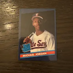 1989 Michael Jordan Chicago White Sox Rated Rookie Card, Promo Card - Image 1