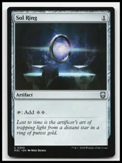 Sol Ring #305 Commander: Modern Horizons 3 Magic The Gathering Card - Image 1