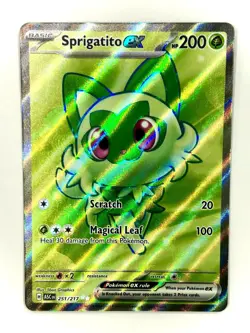 Sprigatito ex 251/217 Ultra Rare Ascended Heroes Pokemon Holo Near Mint - Image 1