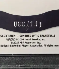 Nikola Jokic 2023 Optic Winner Stays #6 Lime Green Prizm #'d /149 PSA 9 Mint MVP - Image 2
