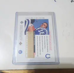 Peyton Manning 1998 Upper Deck UD3 Future Shock RC - Image 2