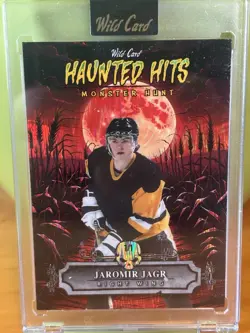 2025 Jaromir Jagr -Wild Card Haunted Hits - Monster Hunt - 🔥 1/1 🔥 - Image 1