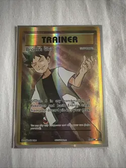 Pokemon TCG Brocks Grit Trainer Supporter Card 107/108 - Image 1