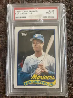 ⚾1989 Topps Traded #41T Ken Griffey Jr. Rookie Card RC⚾Near Mint or Better⚾D - Image 1