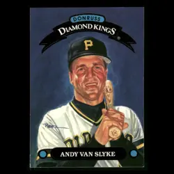 Andy Van Slyke #DK-9 1993 Donruss Diamond Kings Pittsburgh Pirates Baseball Card - Image 1
