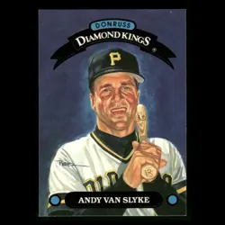 Andy Van Slyke #DK-9 1993 Donruss Diamond Kings Pittsburgh Pirates Baseball Card - Image 1