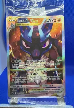 Lucario VSTAR SWSH291 - Sword & Shield Black Star Promo Pokemon TCG Card - Image 1
