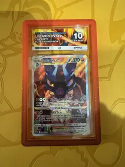 Pokemon TCG - Lucario VSTAR Sword & Shield Promo SWSH291 ACE 10 - Image 1