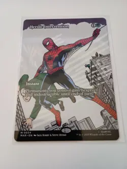 Heroic Intervention 0034 (Borderless) MTG Magic Marvel's Spider-Man - Image 1