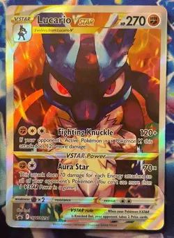 Pokemon Card TCG - Lucario VSTAR SWSH291 Sword & Shield Black Star Promo - Image 1