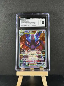 Pokemon TCG CGC 10 Lucario VSTAR SWSH291 Sword & Shield Promo Holo 2023 - Image 1