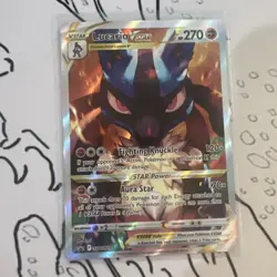 Pokemon TCG Lucario Vstar Sword & Shield Swsh291 Holo Promo - Image 1