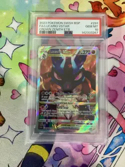 Lucario VSTAR Swsh291 Sword & Shield Holo Pokemon Tcg Psa 10 Promo - Image 1