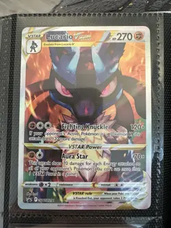 The Pokemon Company Pokemon TCG Lucario VSTAR SWSH291 Sword & Shield Promo Holo - Image 1