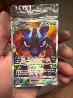 Pokemon TCG Lucario Vstar Sword & Shield Swsh291 Holo Promo - Image 1