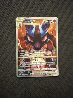 Pokemon TCG Lucario Vstar Sword & Shield Swsh291 Holo Promo - Image 1