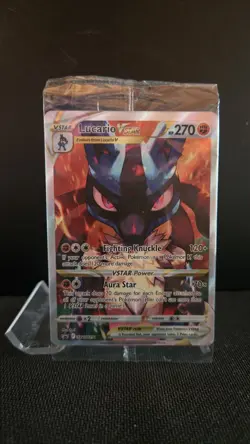 SEALED Pokemon TCG Lucario Vstar Sword & Shield Swsh291 Holo Promo - Image 1